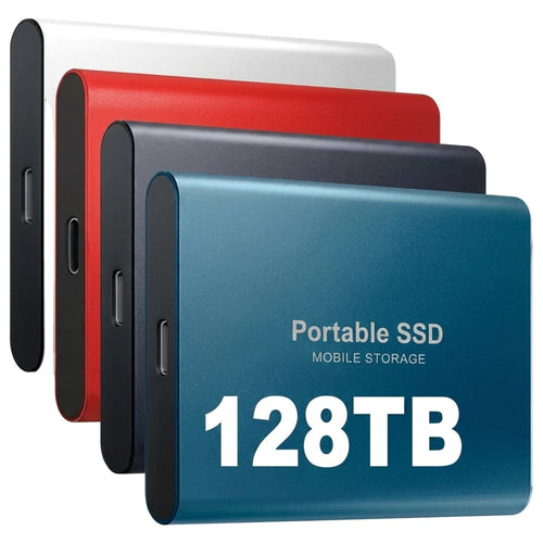 128TB External SSD With USB 3.1 And Usb-C Compact And Portable Storage - Image 1