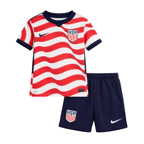 2026 Kids Usa Home Football Jersey And Shorts Set - Image 1