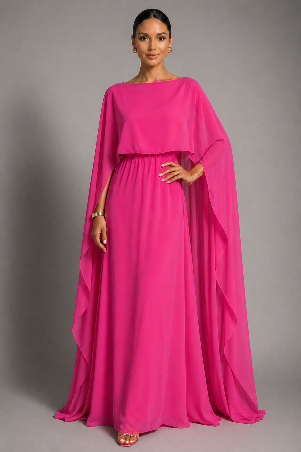NOVA | Women's Satin Blend Maxi Dress