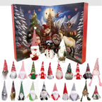 24 Handcrafted Gnome Christmas Advent Calendar With Lights And Cheerful Tunes - Image 2