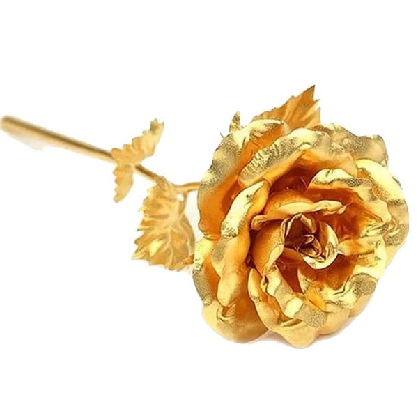 24K Gold Dipped Christmas Gold Rose With Gift Box Handmade Eternal Rose - Image 4