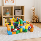 3D Train Building Set For Kids Stem Toy With Modular Tracks And Rechargeable Engine - Image 3