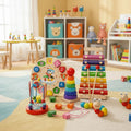 5-in-1 Wooden Montessori Activity Set For Sensory And Motor Development - Image 1
