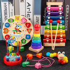 5-in-1 Wooden Montessori Activity Set For Sensory And Motor Development - Image 2