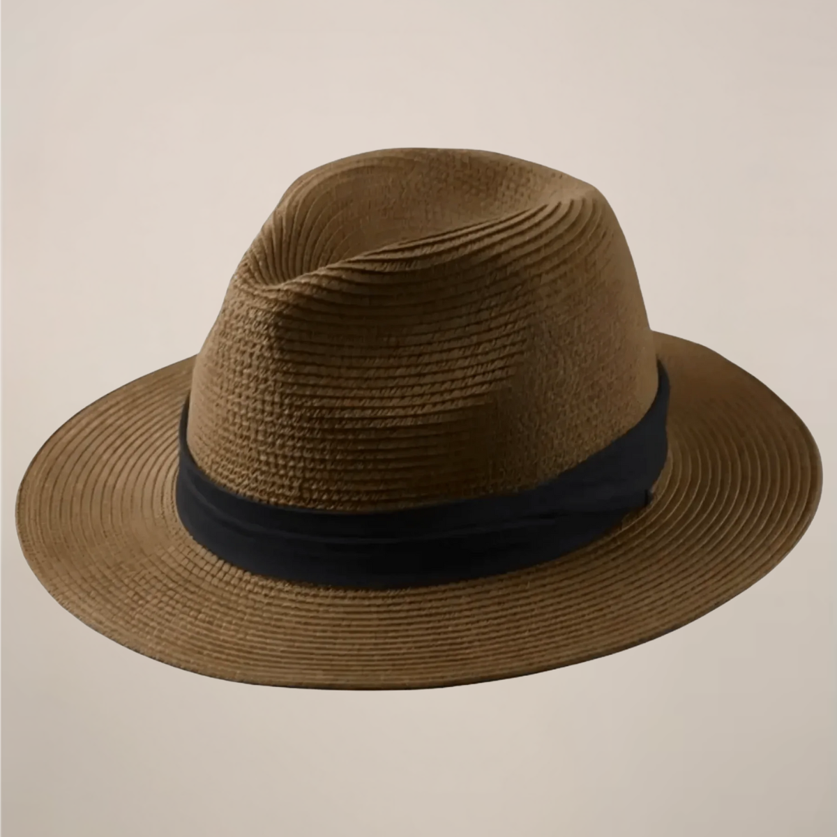 Men's Handcrafted Straw Panama Hat | Classic Wide Brim Summer Sun Hat 3