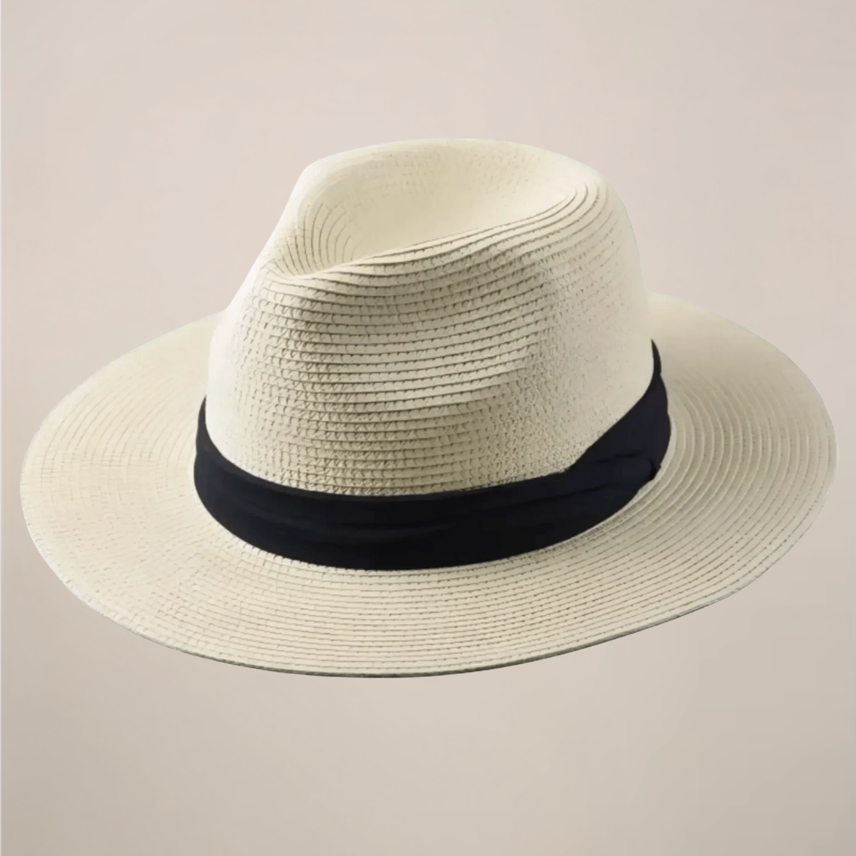 Men's Handcrafted Straw Panama Hat | Classic Wide Brim Summer Sun Hat 5