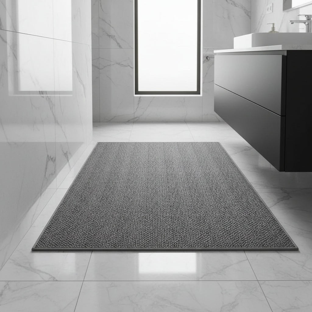 Absorbent Entrance Mat With Contemporary Geometric Pattern - Image 1