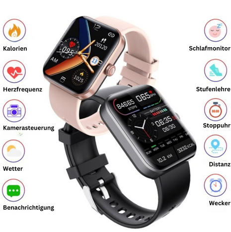 Activity Tracker Watch With Real-Time Wellness Heart Rate Blood Pressure And Sleep Tracking - Image 9