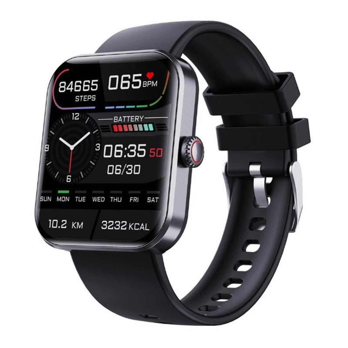 Activity Tracker Watch With Real-Time Wellness Heart Rate Blood Pressure And Sleep Tracking - Image 1