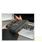 Adds Functionality Leather Magsafe Case With Fold-Out Ring Stand - Image 8