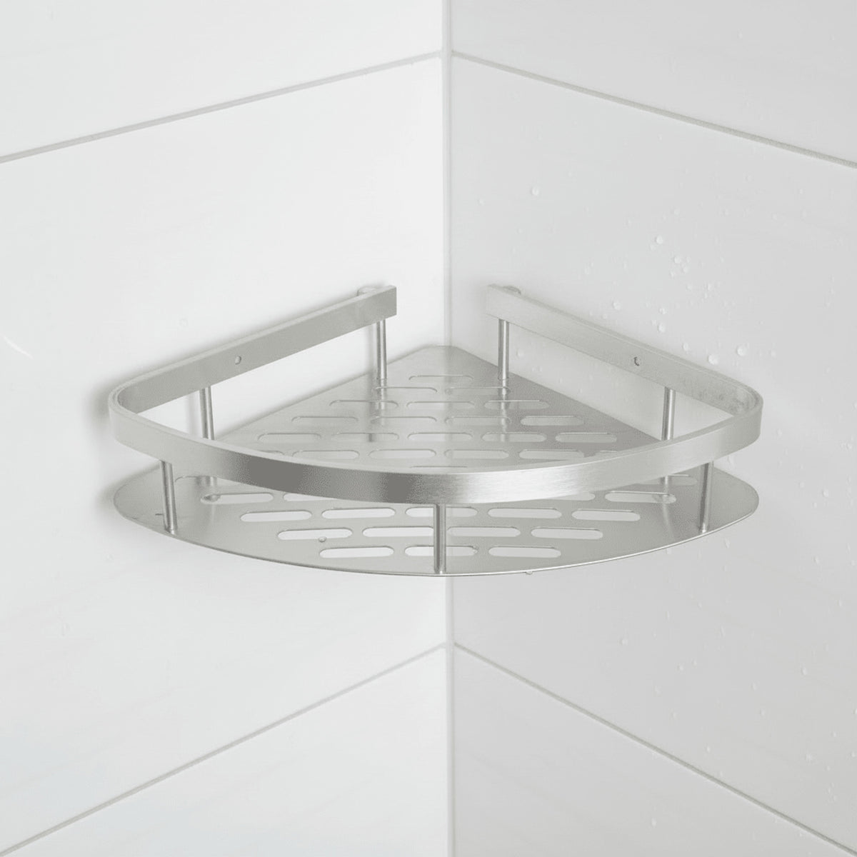 Adhesive Bathroom Shelf Drill-Free Shower Caddy For Shampoo And Toiletries - Image 11