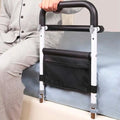 Adjustable Bed Rail With Storage Bag For Elderly And Mobility Support - Image 1