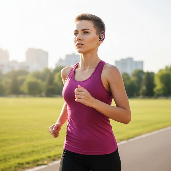 Aerovibe Wireless Bone Conduction Headset For Open-Ear Pressure-Free Listening - Image 9