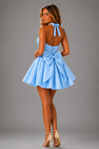 NOVA | Halterneck Skater Mini Dress | Women’s Party Dress