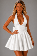 NOVA | Halterneck Skater Mini Dress | Women’s Party Dress