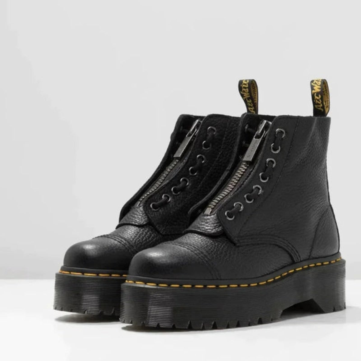 Ankle Boots with Supportive Front-Zip Design and Rubber Sole - Image 3