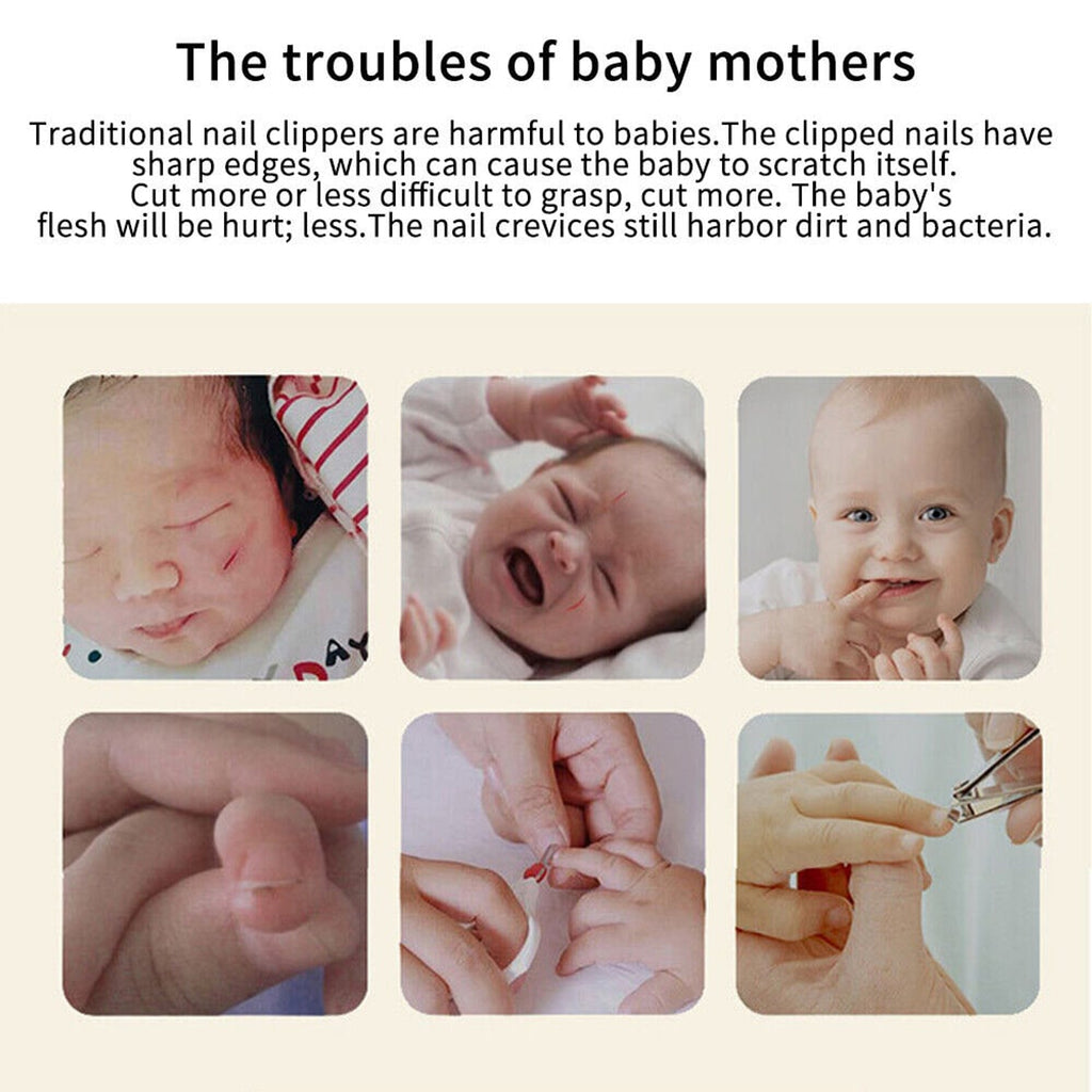 Baby Nail Trimmer With 6 Grinding Heads For Safe And Gentle Grooming - Image 4