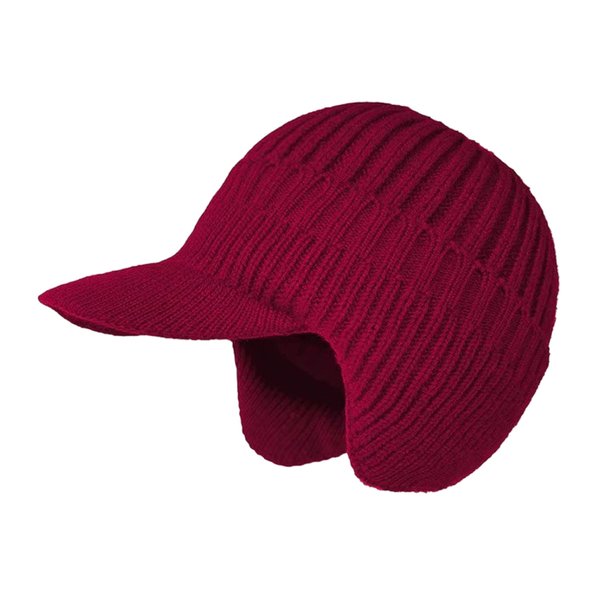 Beanie with Knit Hat and Ear Flaps - Image 2