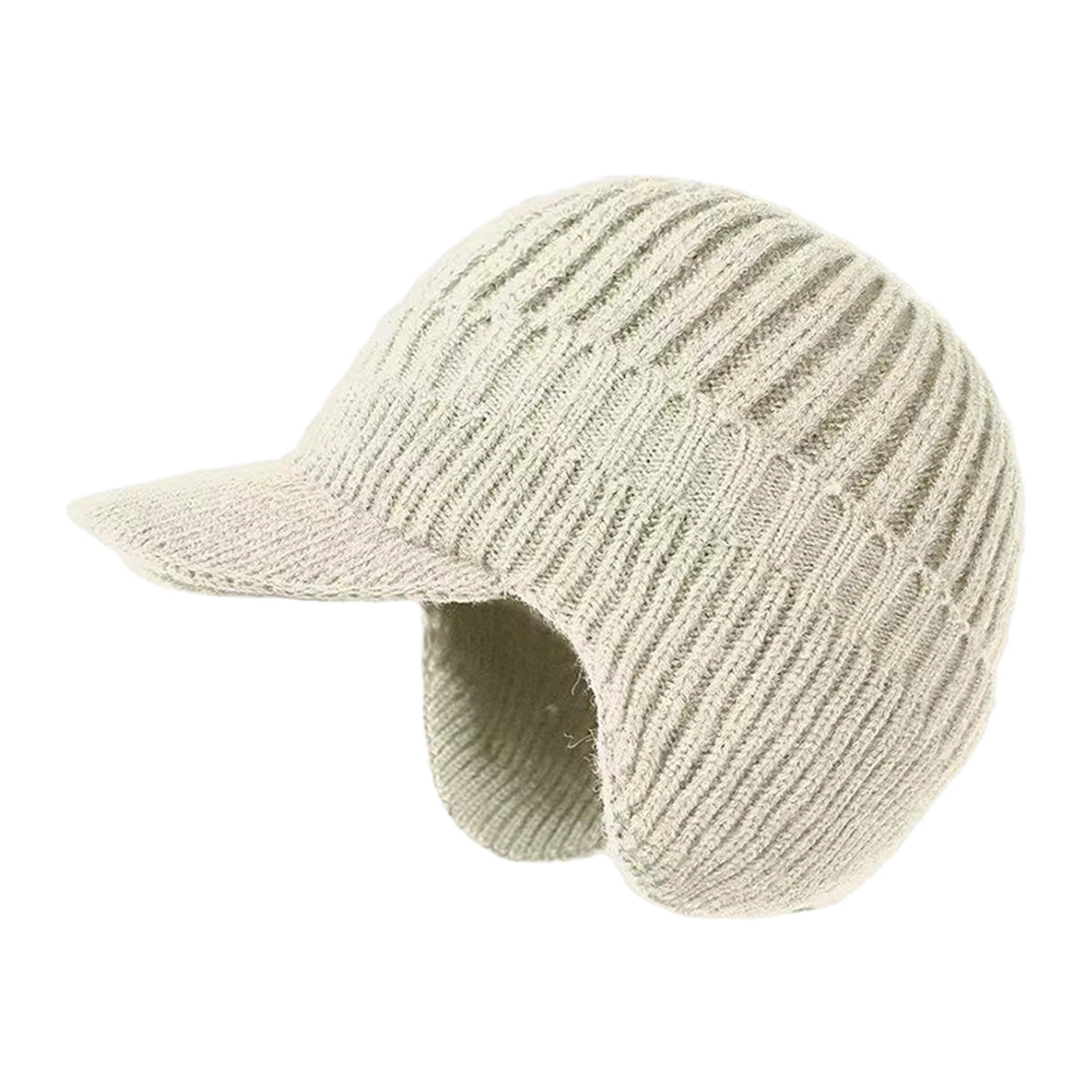 Beanie with Knit Hat and Ear Flaps - Image 3
