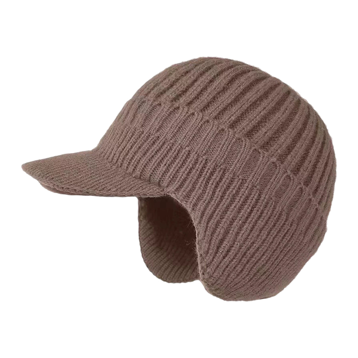 Beanie with Knit Hat and Ear Flaps - Image 5