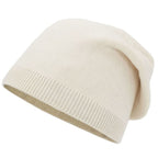 Beanies with Knit Slouchy Fit and Ribbed Cuff - Image 2