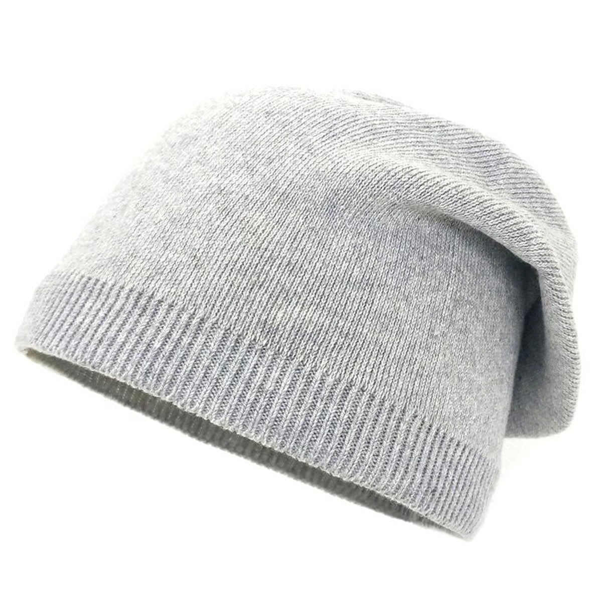 Beanies with Knit Slouchy Fit and Ribbed Cuff - Image 3