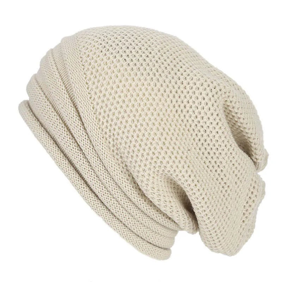 Beanies with Oversized Knit Fit and Pull-On - Image 2