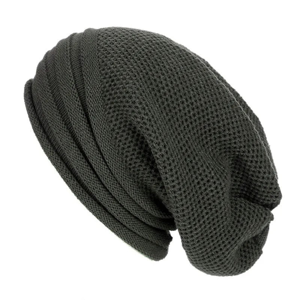 Beanies with Oversized Knit Fit and Pull-On - Image 3