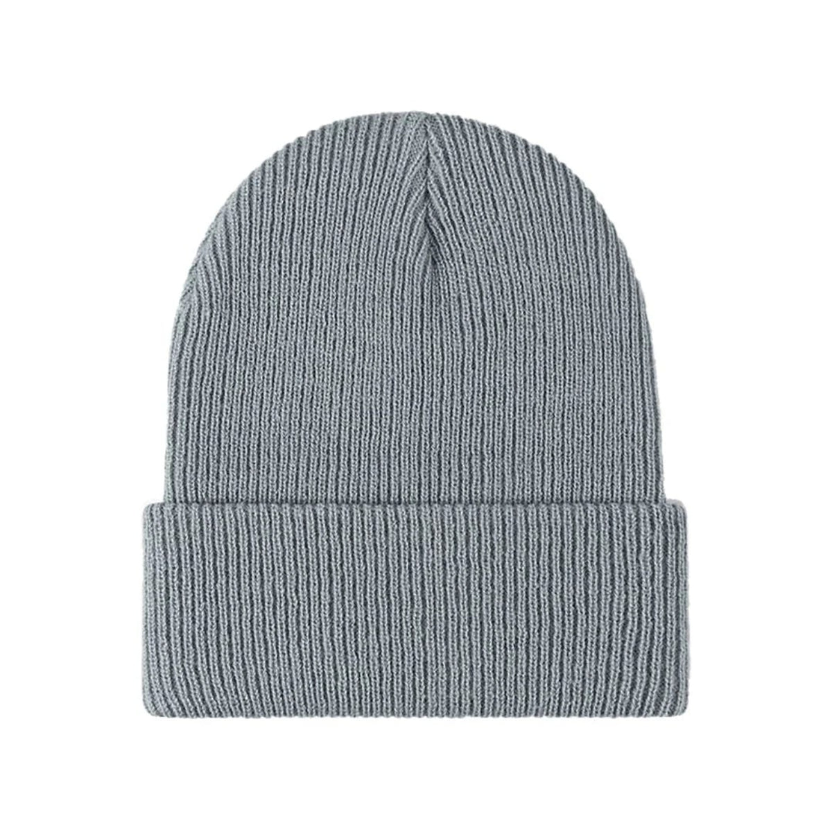 Beanies with Snug Ribbed Knit and Folded Cuff - Image 4
