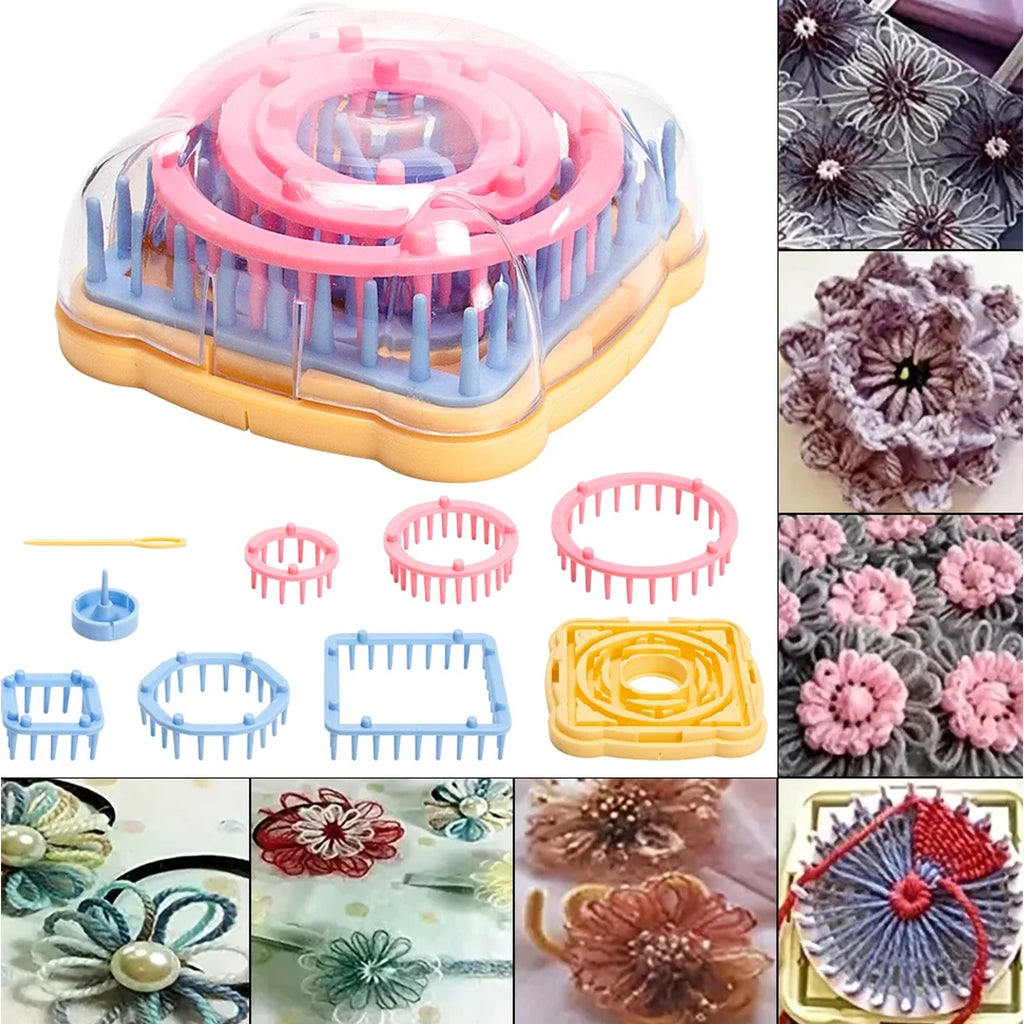 Bloomoria Flower Knitting Loom Set For Diy Weaving And Crochet Projects - Image 7