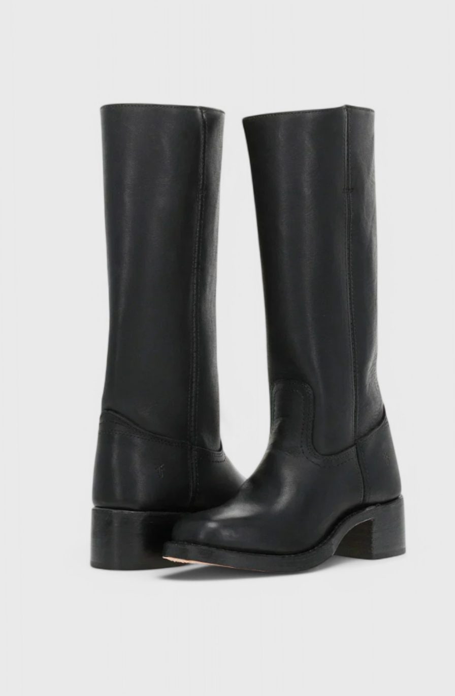 Boots with Secure Pull-On Style and Stacked Heel - Image 4