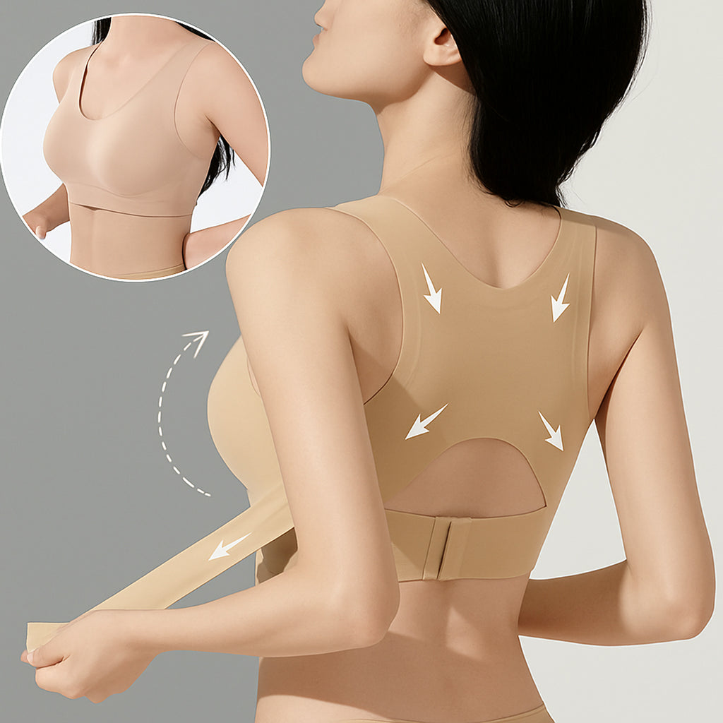 Bra Posture with Front-Adjustable Hooks and X-Reinforced Arch - Image 6