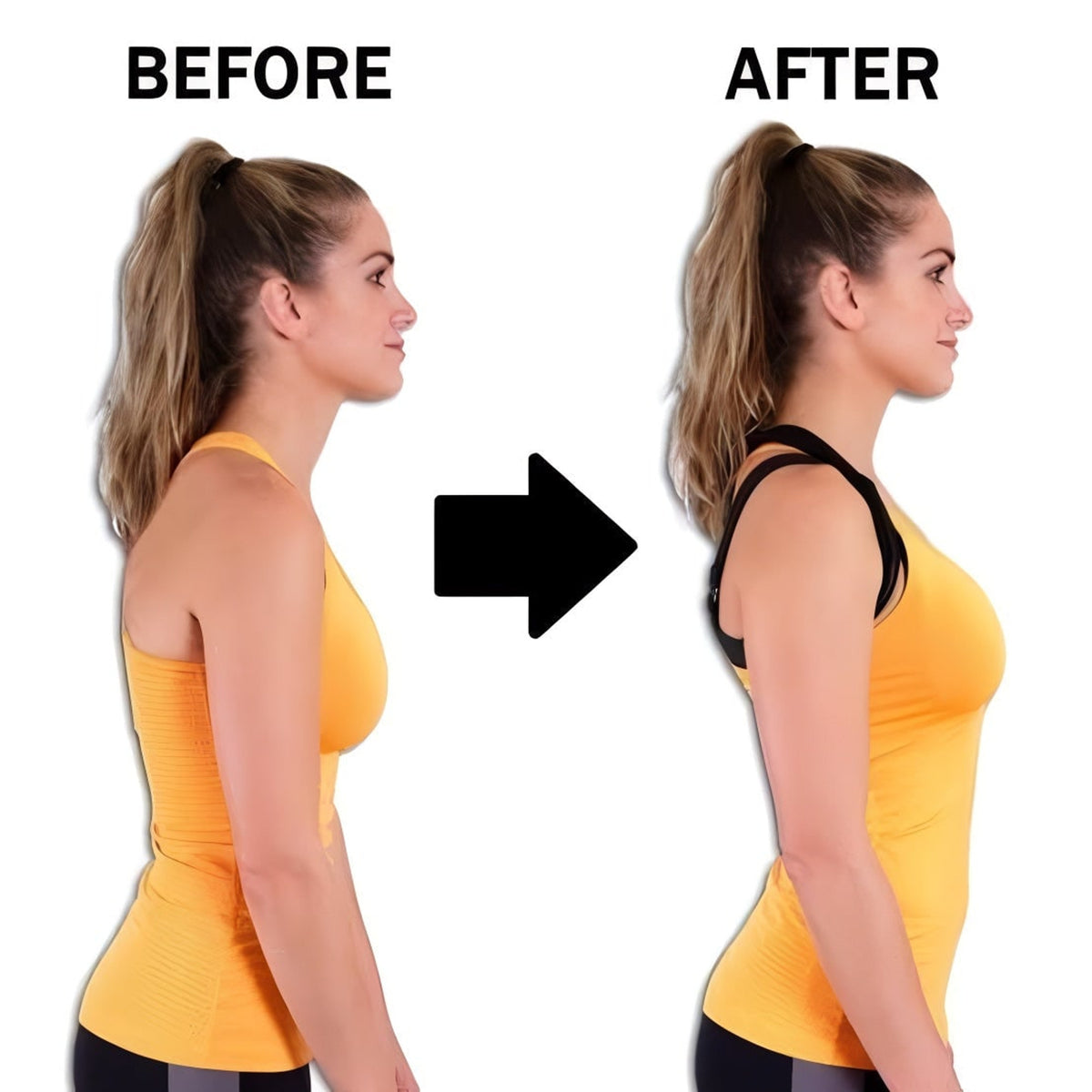 Bra Posture with Front-Adjustable Hooks and X-Reinforced Arch - Image 9