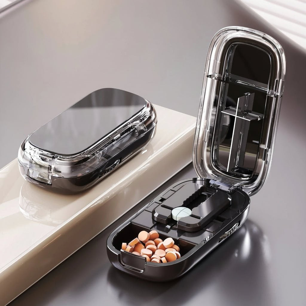 Careedge Tablet Cutter With Concealed Storage Box For Precise Medication Splitting - Image 2