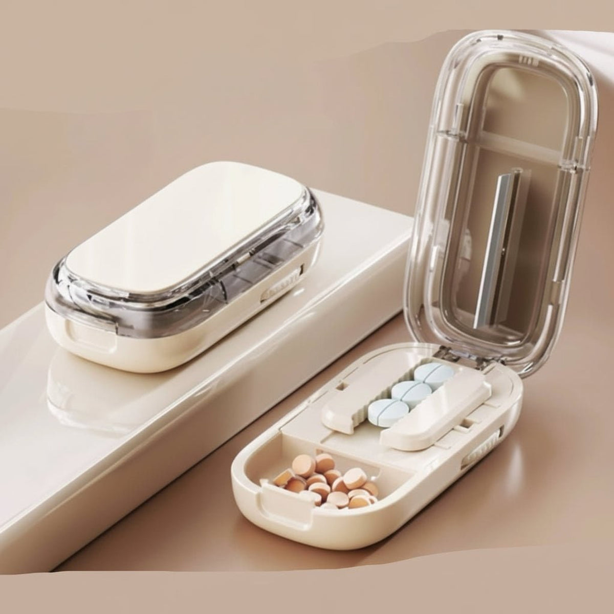 Careedge Tablet Cutter With Concealed Storage Box For Precise Medication Splitting - Image 8