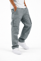 NOVA | Men’s Cargo Trousers Relaxed Fit Straight Leg – Multi Pocket Casual Work Pants