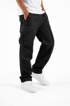 NOVA | Men’s Cargo Trousers Relaxed Fit Straight Leg – Multi Pocket Casual Work Pants
