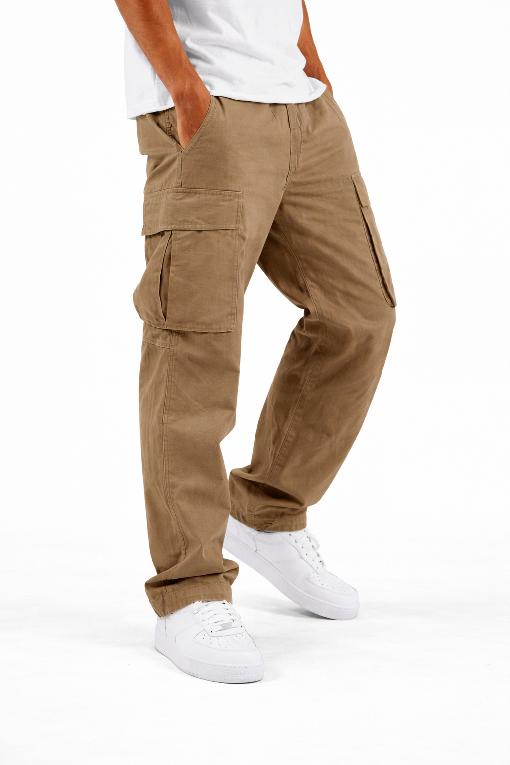 NOVA | Men’s Cargo Trousers Relaxed Fit Straight Leg – Multi Pocket Casual Work Pants