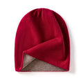 Cashmere Beanie with Double-Layer Knit and Full-Over-Ear Coverage - Image 1