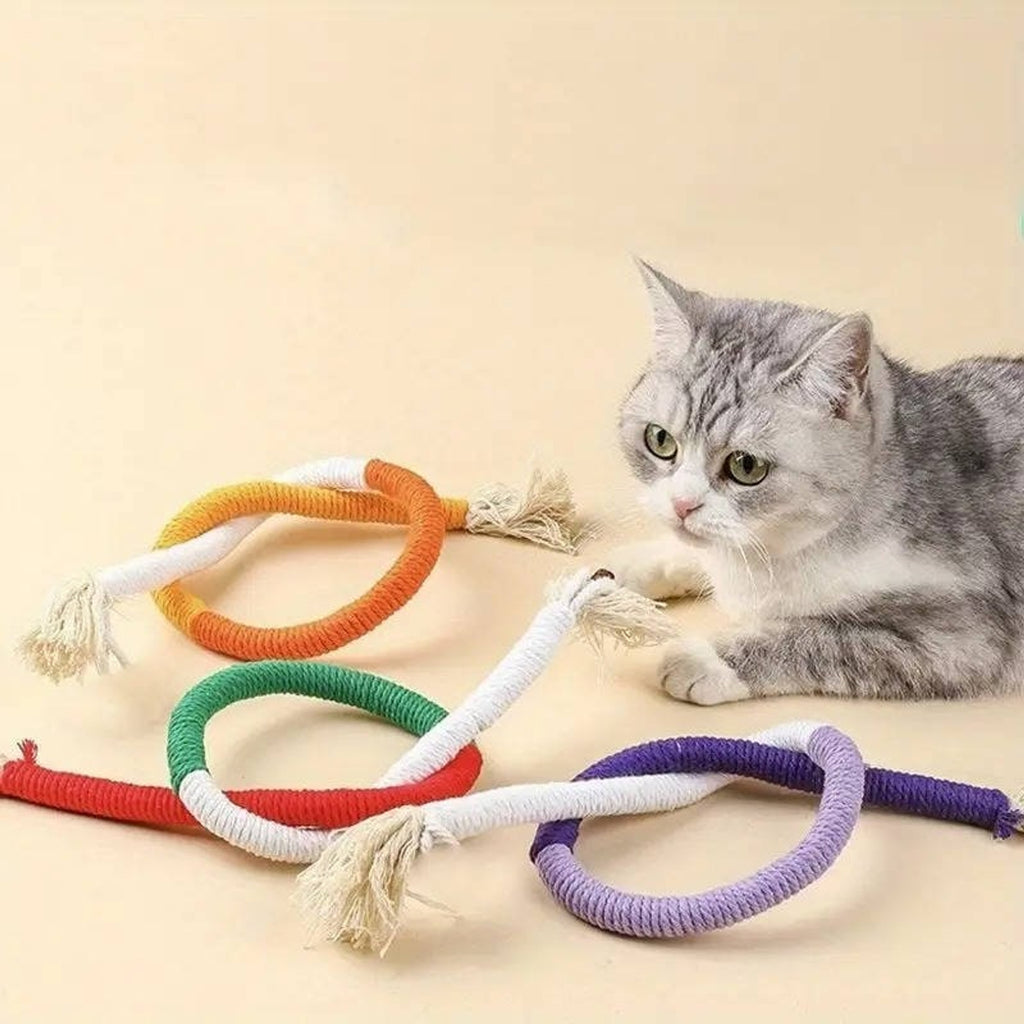 Cat Chew Toy With Silvervine Balls And Cotton Rope For Dental Care - Image 8