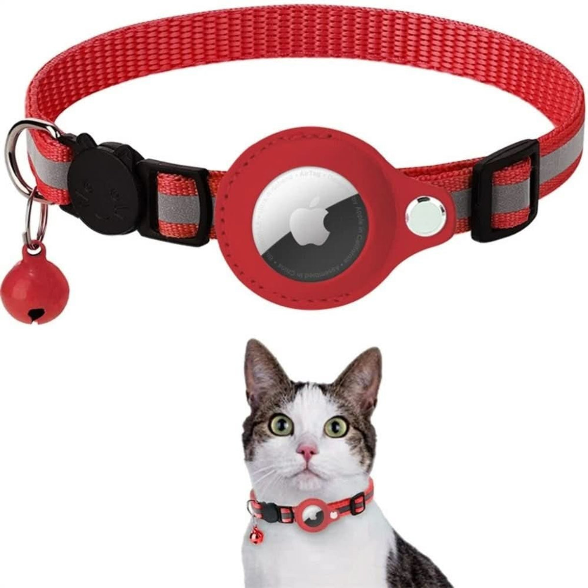 Cat GPS Collar With Reflective Trim And Safety Quick-Release Buckle For Curious Cats - Image 8