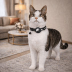 Cat GPS Collar With Reflective Trim And Safety Quick-Release Buckle For Curious Cats - Image 1