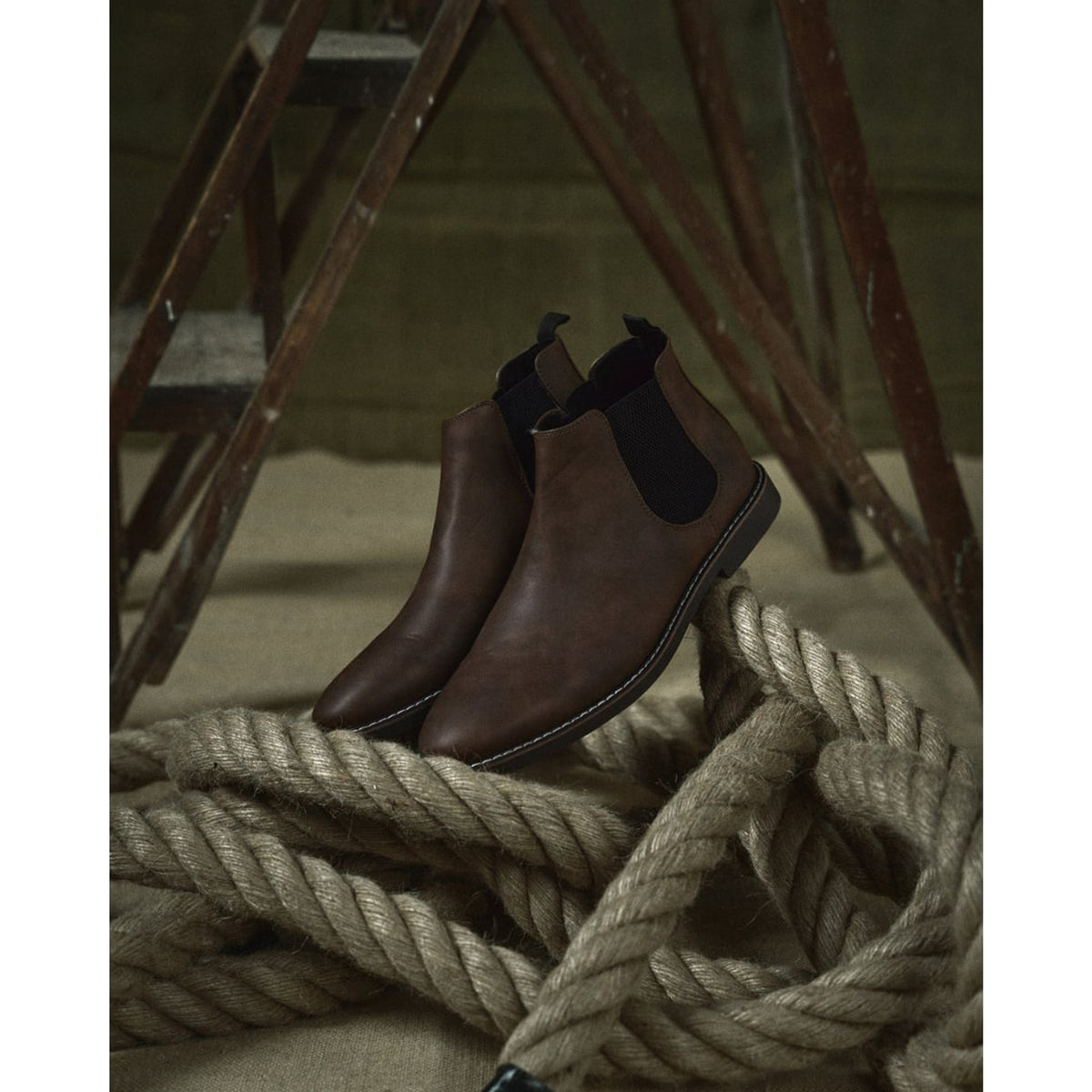 Chelsea Boots with Easy Slip-On Elastic and Ankle - Image 5