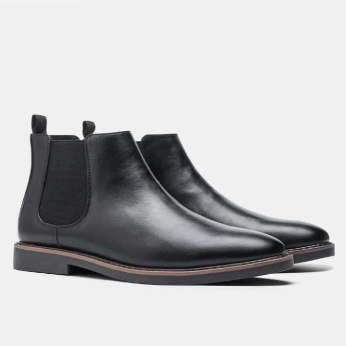 Chelsea Boots with Easy Slip-On Elastic and Ankle - Image 7