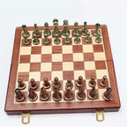 Chess Set Folding Metal Alloy Board For Competitive Play And Educational Fun - Image 6