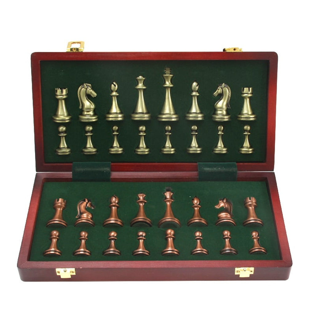 Chess Set Folding Metal Alloy Board For Competitive Play And Educational Fun - Image 5