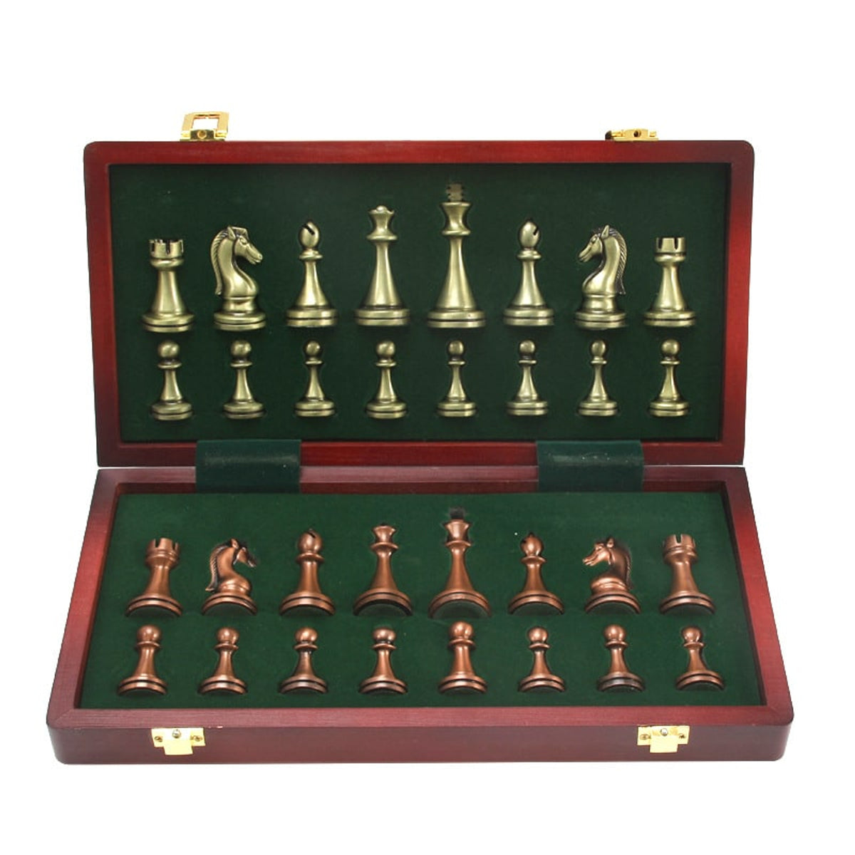 Chess Set Folding Metal Alloy Board For Competitive Play And Educational Fun - Image 5
