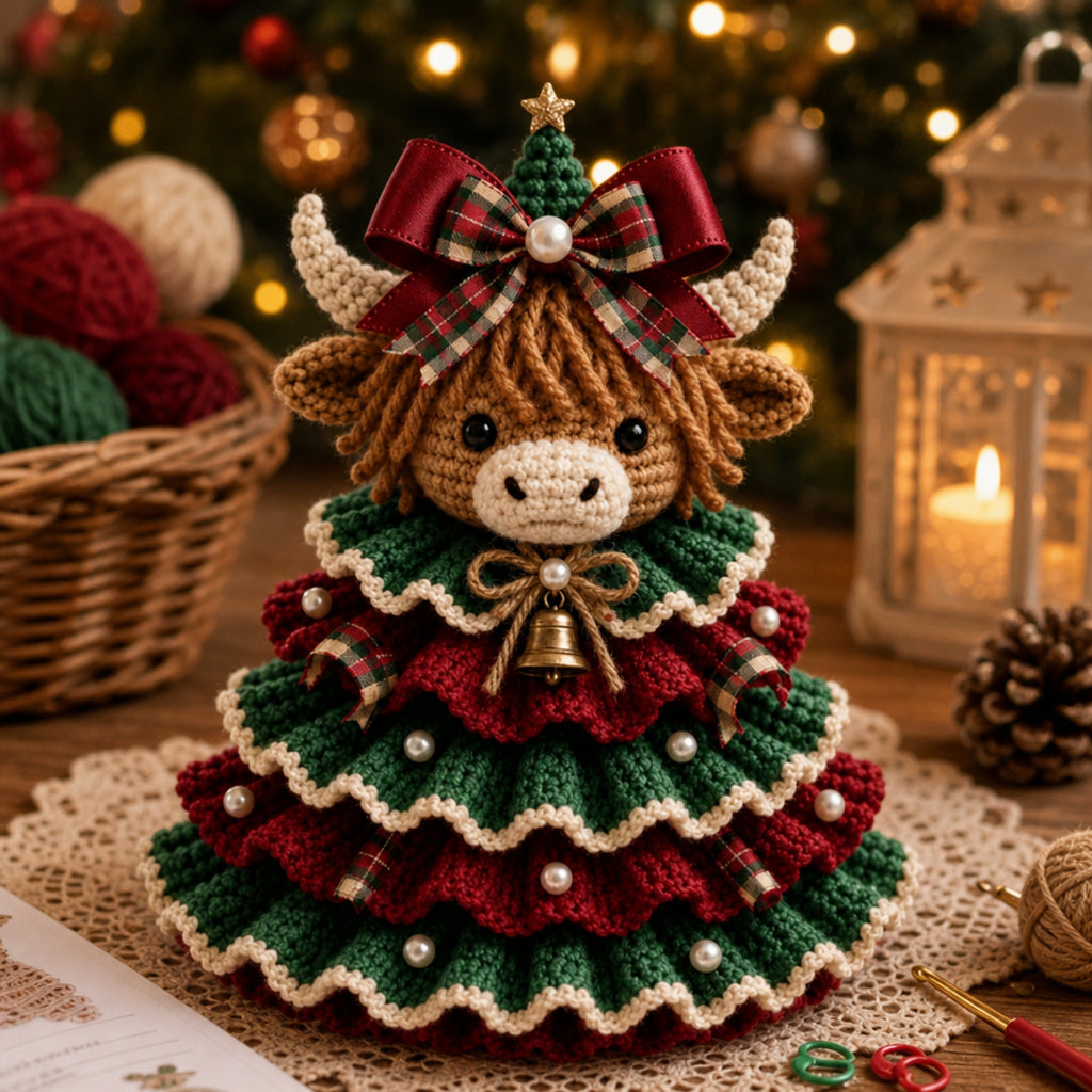 Christmas Crochet Ornament Kit With Animal Design - Image 1