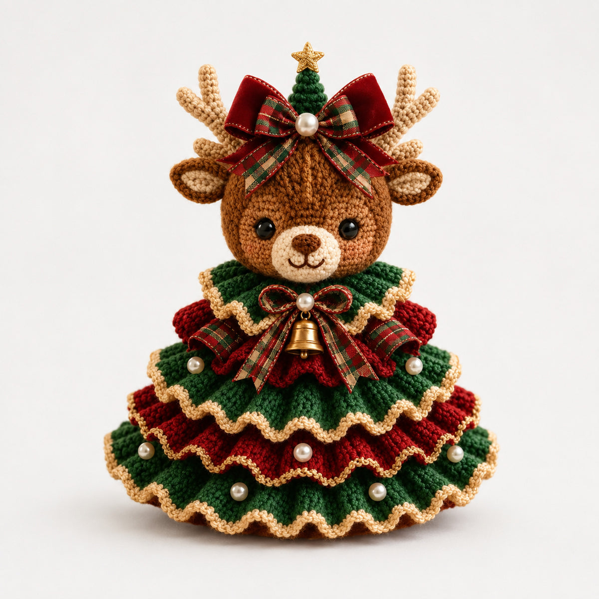Christmas Crochet Ornament Kit With Animal Design - Image 6