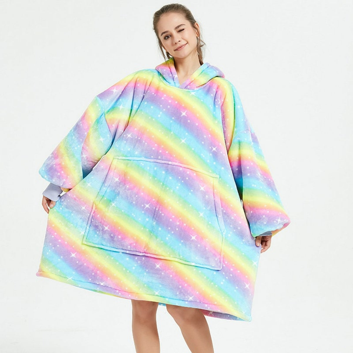 Christmas Hooded Blanket with Cozy Fleece Sleepwear and Oversized Fit - Image 20